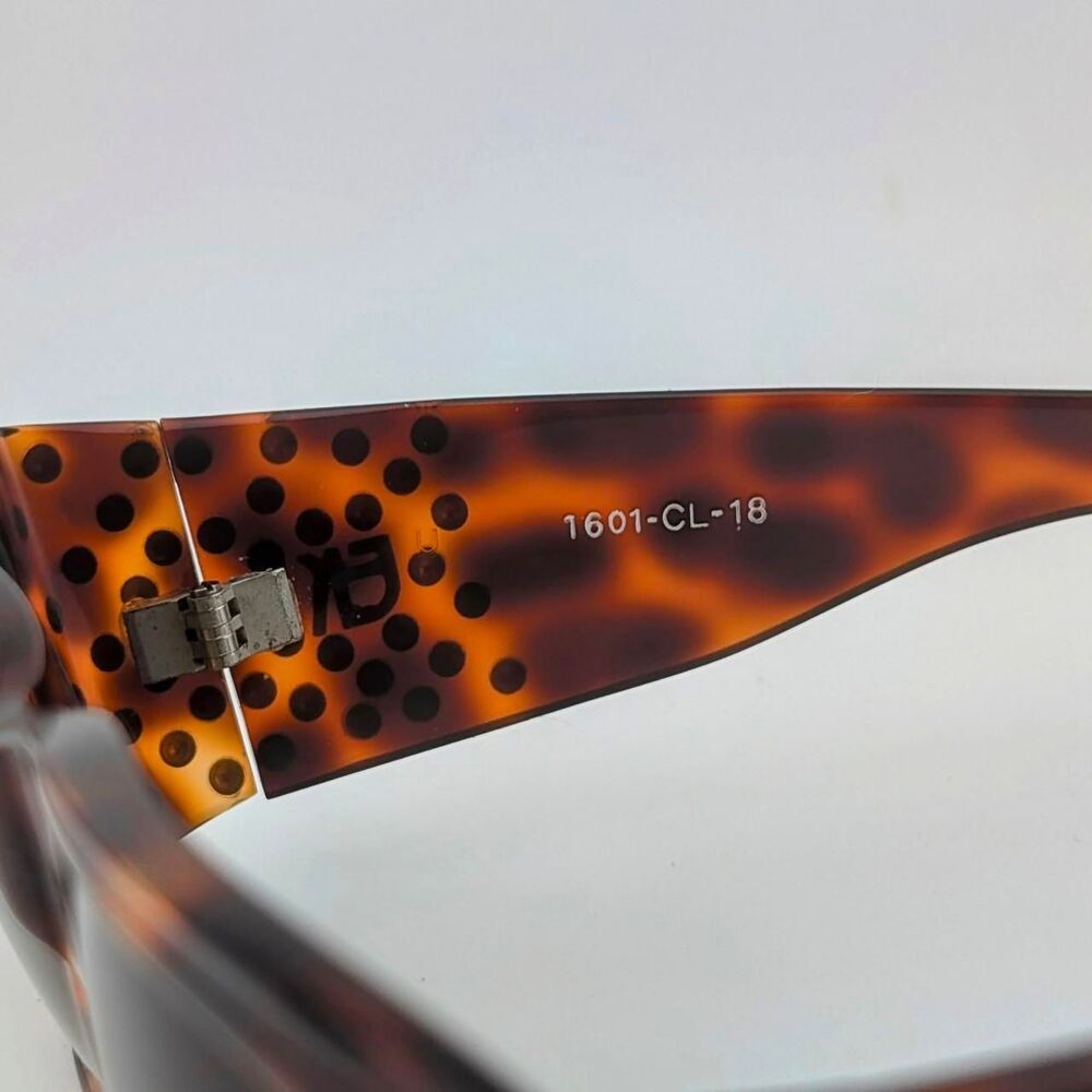 Vintage Emmanuelle Khanh Tortoise Sunglasses with Gold Studs Ultra Rare Paris - Picture 6 of 8